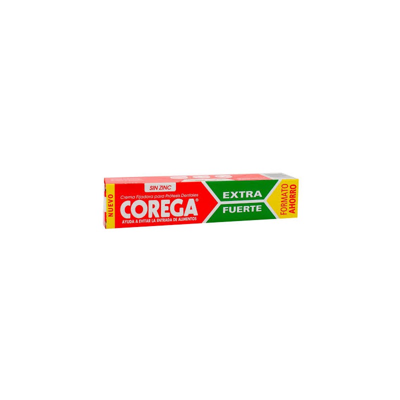 Corega extra strong denture adhesive cream. Corega. Parafarmacia Online