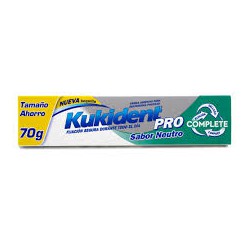Kukident Pro Complete crema adhesiva sabor neutro 70gr