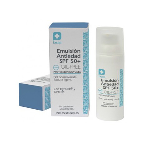 Emulsión Antiedad SPF 50+ Oil Free parabotica