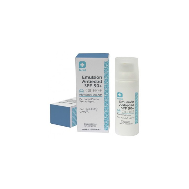 Emulsión Antiedad SPF 50+ Oil Free parabotica