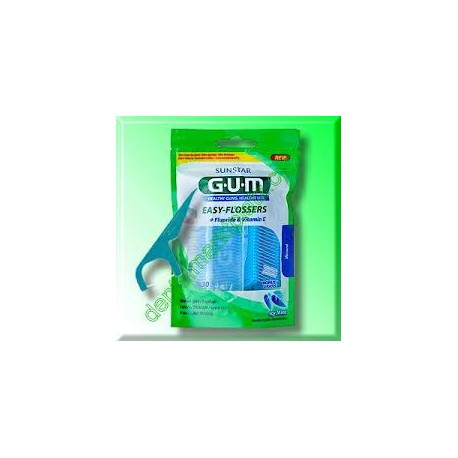 Gum Easy Flossers Seda Dental Con Aplicador 30Uds