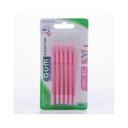 Interdental Brush - Gum 2614 BI-DIRECTION (CONICAL FINE 6 U) 1.2 mm