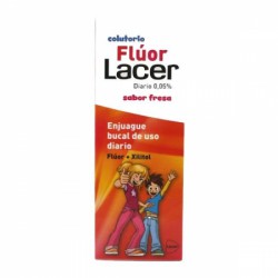 Fluor Lacer 0,05% Daily Fraise Junior 500 ml.