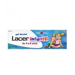 Lacer Junior Gel Dental Infantil Fresa 2-6 años, 50ml