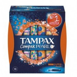 Tampax Compak Pearl Superplsus 18 Unid