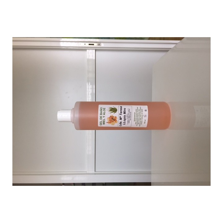 Ge de baño personalizado Miel y aloe