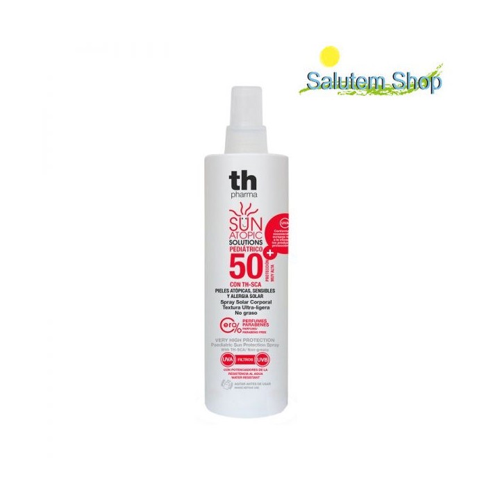 Spray protector corporal F.P.S. 50+ Pediátrico Atopic Sun 200 ml.