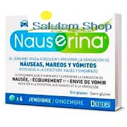 Nauserine 6 comprimidos para enjoo de movimento