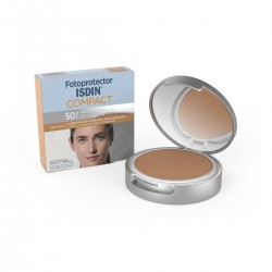 Bronze Compact Makeup with SPF 50+ sun protection. Isdin.