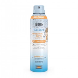 Pediatric Isdin 50+ Sunscreen Spray Transparent
