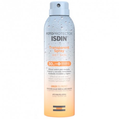 Isdin Sunscreen Spray SPF 30 Clear.