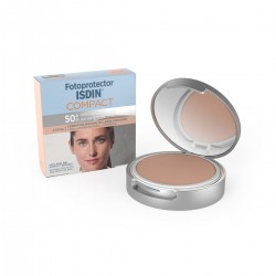 Protetor Solar Isdin Extrem 40 compacto maquiagem óleo livre.