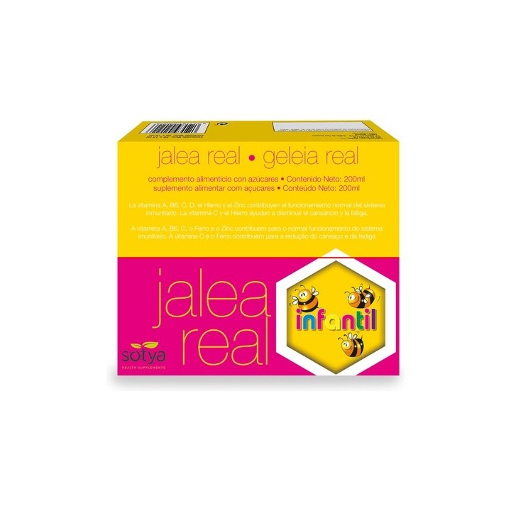 Jalea Real Infantil con vitaminas. Sotya.
