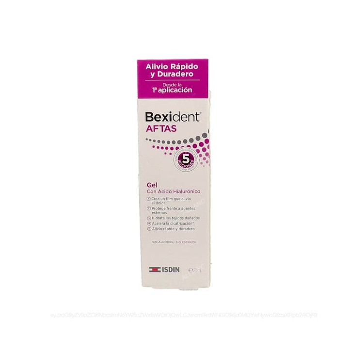 Bexident Gel for Oral Thrush. Isdin.