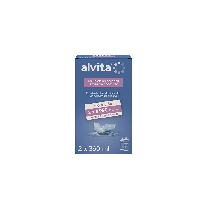 Alvita Solución Única  Duplo 2 x 360ml.