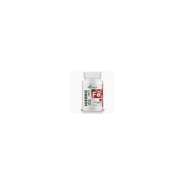 Hierro liberacion sostenida 1000 mg. 60 comp Soria Natural