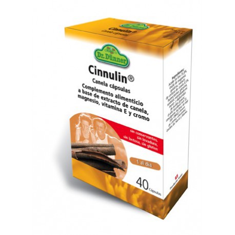 Cinnamon capsules Cinnulin. Dr. Dûnner.