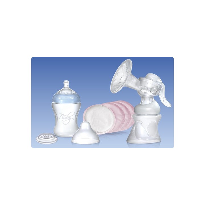 Set de extracción de Leche Materna Softflex. Natural Touch.Nuby.