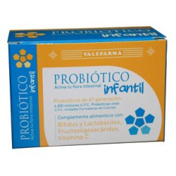 Probiotico infantil 8 viales. Valefarma.