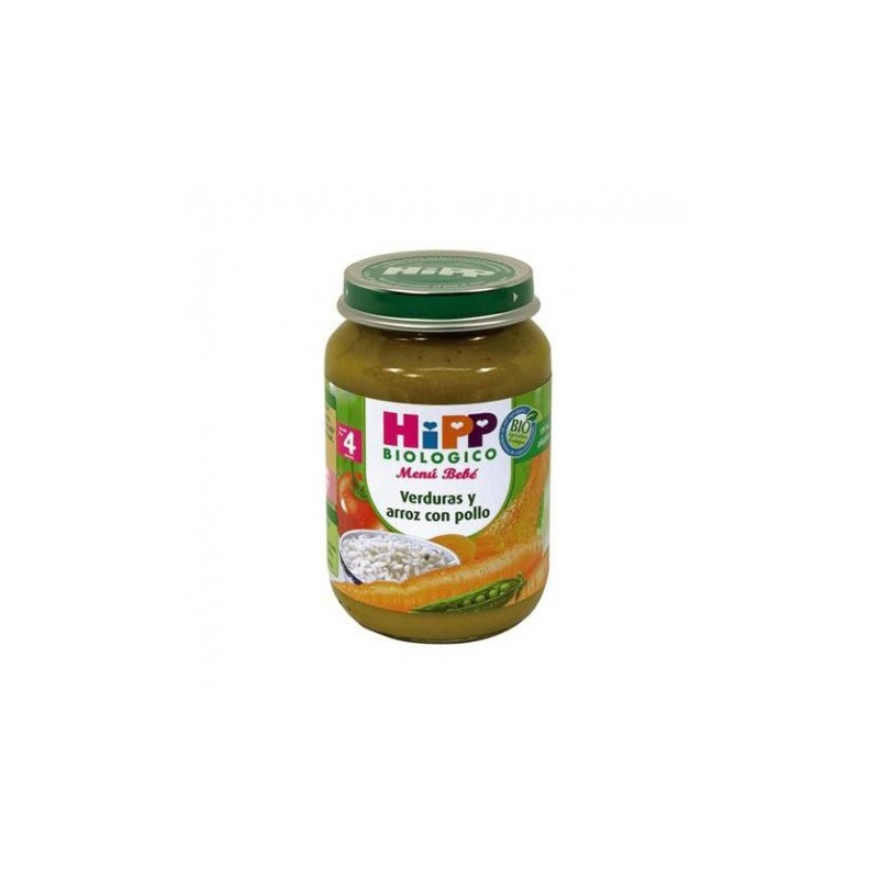 Biological Hipp Potito Vegetable And Chicken Rice Baby 4meses Menu Parafarmacia Online