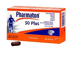Pharmaton 50 Plus 30 capsules.