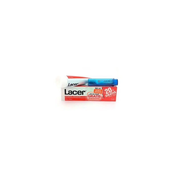 Lacer pasta dentifrica 125 ml +cepillo de viaje gratuito