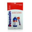 Desensin Packung Zahnpasta 125ml + Mundwasser 500 ml.